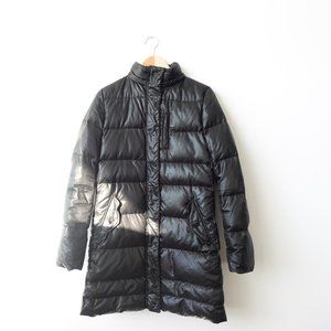 Uniqlo Jacket Women Black Puffer PREMIUM Down Parka Padded JAPAN LIMITED EDITION